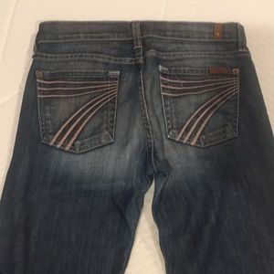 7 SEVEN FOR ALL MANKIND DOJO FLAIR size 24 JEANS